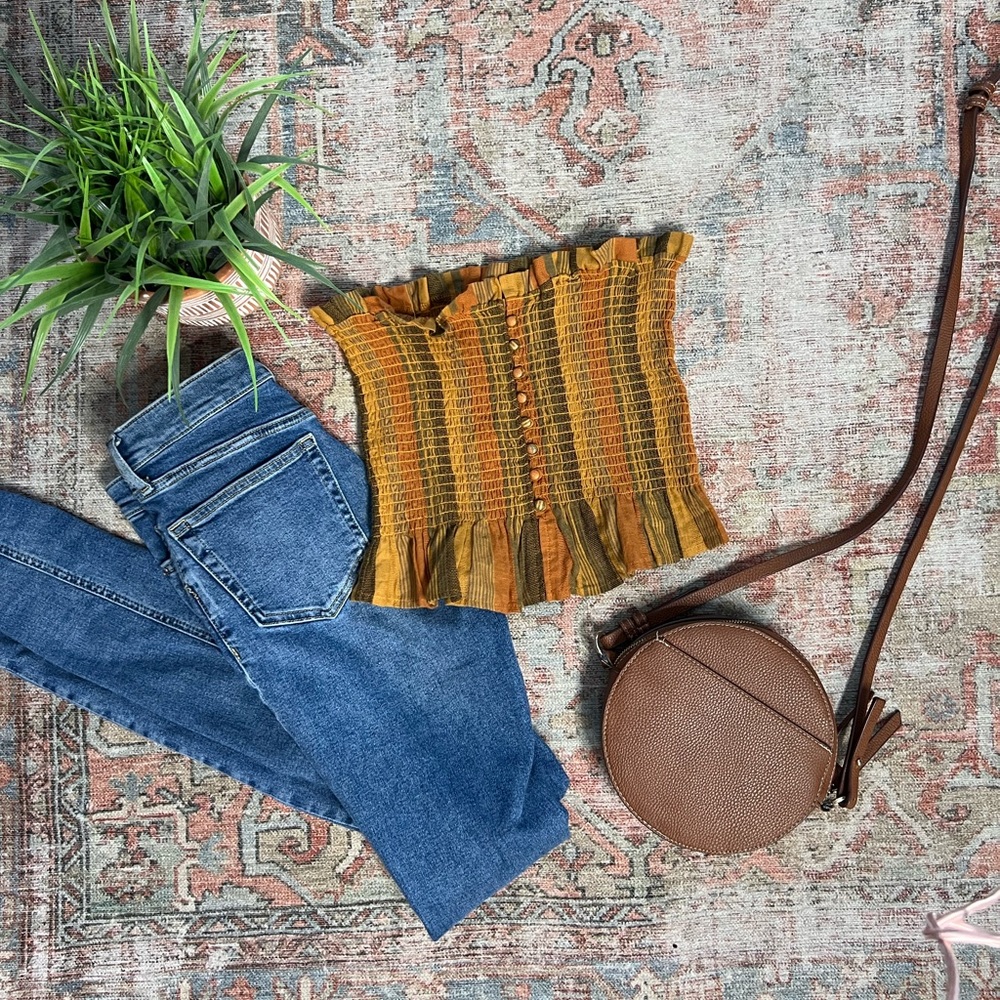 Brave Soul Autumn Tones Tube Top